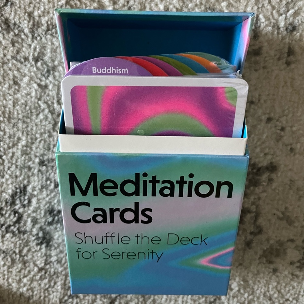 Colorful Meditation Cards